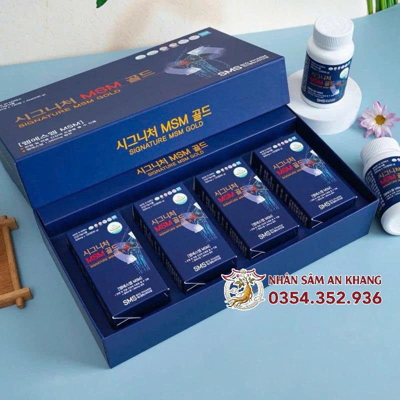 Viên Uống Bổ Khớp Signature MSM Gold 480 Viên 9 vien bo khop msm 7