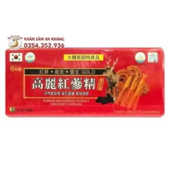 Viên Đạm Hồng Sâm Nhung Hươu Linh Chi Goryeo Hộp 120 Viên