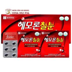 Viên Uống Bổ Sung Sắt Hemoron Iron Hàn Quốc 60 Viên