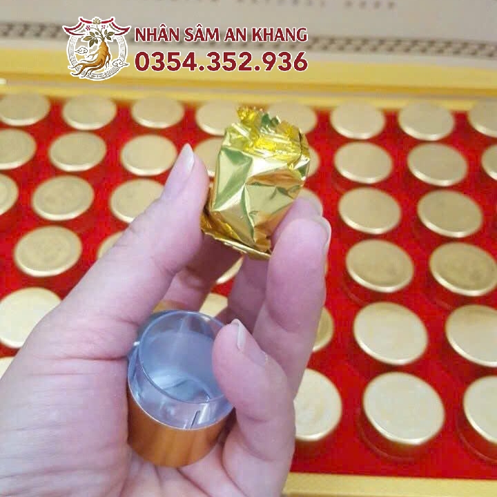 An Cung Ngưu Hoàng Hoàn Hwang Geum Dan Dongbo 60 Viên 11 an cung hop vang 2